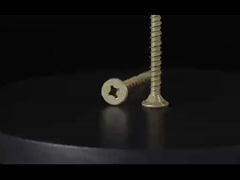 PVC 창구 나사 노란색 진크